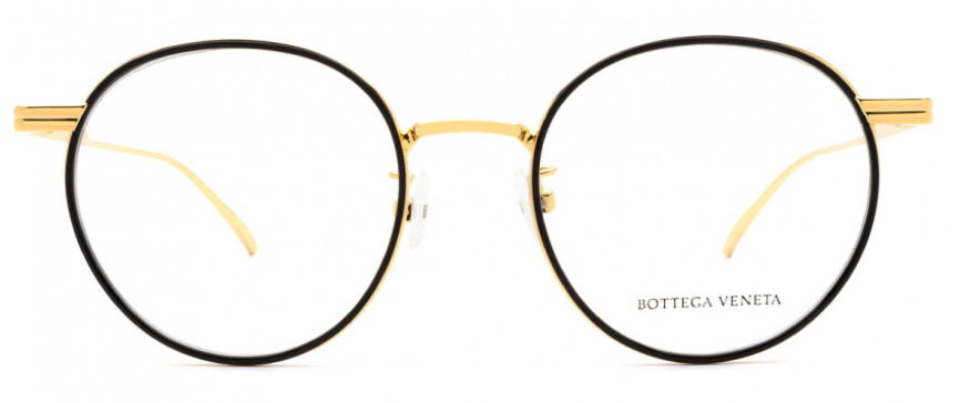 Gold round eyeglasses online