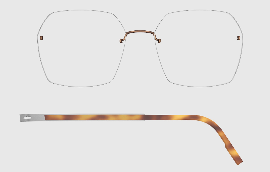 Lindberg Spirit Titanium Rim Square Eyeglasses