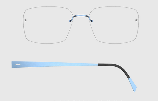 Lindberg Spirit Titanium Rim Rectangular Eyeglasses