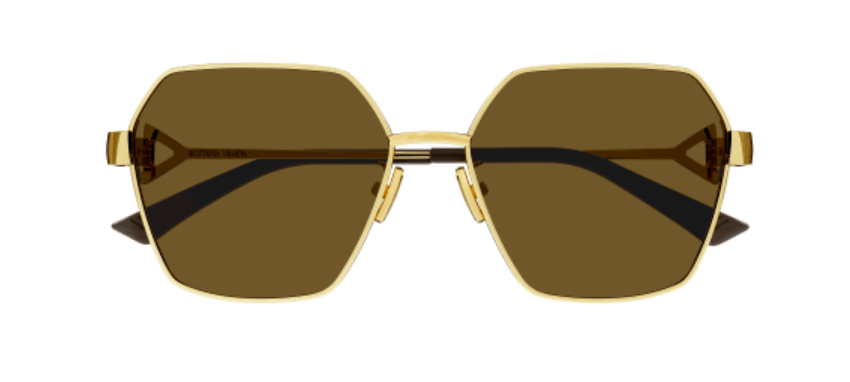 Bottega Veneta Hexagonal Sunglasses