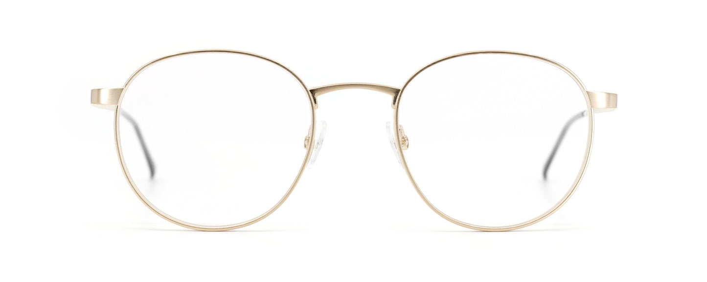 Gotti Demir Round Eyeglasses