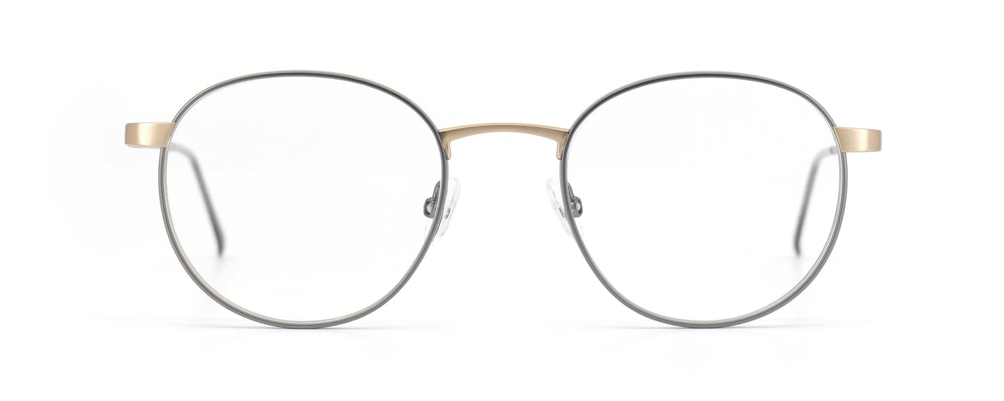 Gotti Demir Round Eyeglasses