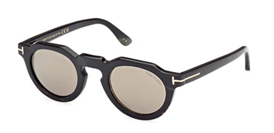 Tom Ford Private Collection Round Buffalo Horn Sunglasses