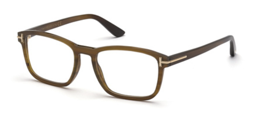 Tom Ford Private Collection Rectangular Buffalo Horn Eyeglasses