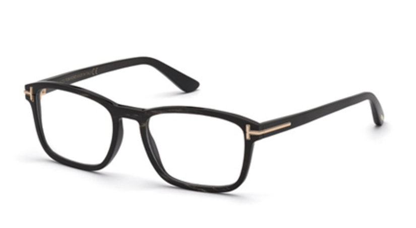 Tom Ford Private Collection Rectangular Buffalo Horn Eyeglasses