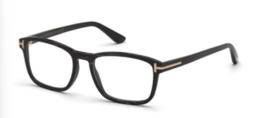 Tom Ford Private Collection Rectangular Buffalo Horn Eyeglasses