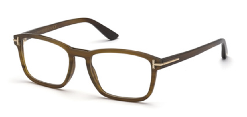 Tom Ford Private Collection Rectangular Buffalo Horn Eyeglasses