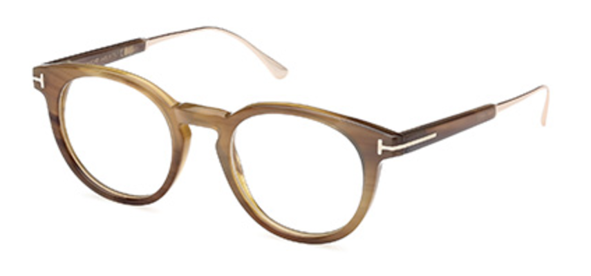 Tom Ford Private Collection Round Buffalo Horn Eyeglasses