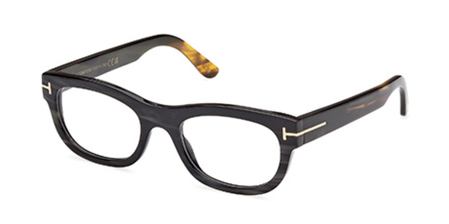 Tom Ford Private Collection Rectangular Buffalo Horn Eyeglasses