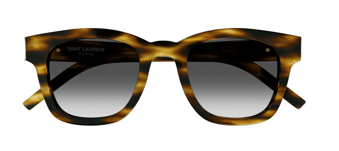 Saint Laurent Square Curved Sunglasses