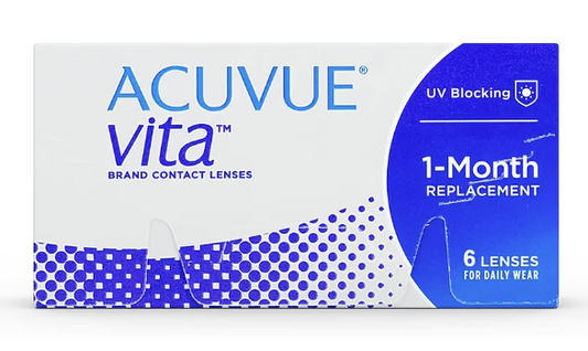 ACUVUE VITA Monthly 12 pack ($100/Box after Rebate)