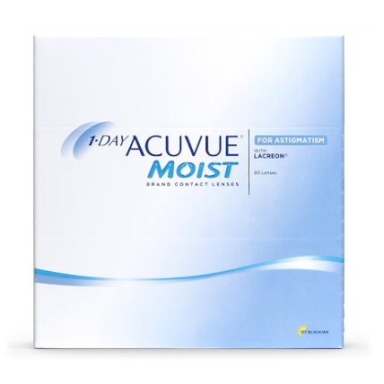 ACUVUE Moist for Astigmatism 1-Day 90 pack ($94/Box after Rebate)