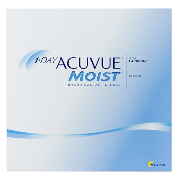 ACUVUE Moist 1- 90 pack ($70/Box after Rebate)