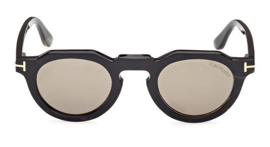 Tom Ford Private Collection Round Buffalo Horn Sunglasses