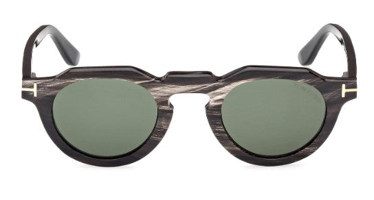 Tom Ford Private Collection Round Buffalo Horn Sunglasses