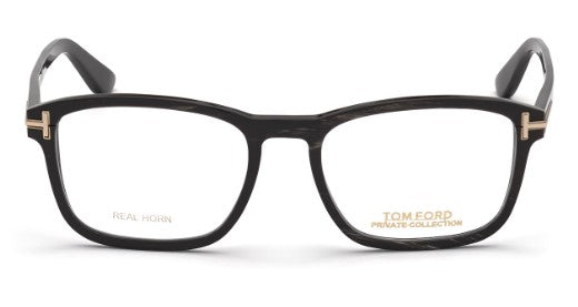 Tom Ford Private Collection Rectangular Buffalo Horn Eyeglasses